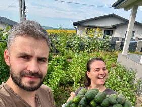 Cum arată grădina de la sat la mijlocul verii